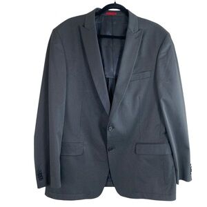 John Varvatos Men’s Gray Poly-Blend‎ Two Button Sport Coat Suit Jacket Sz 44L